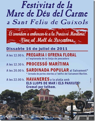 Festa del Carme a Sant Feliu