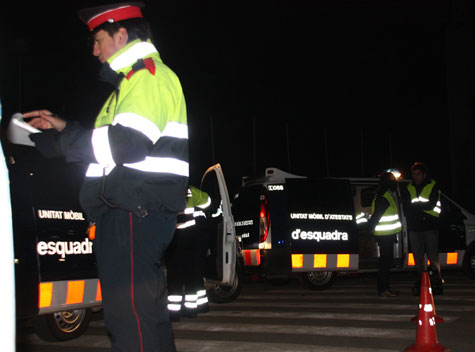 Denuncien un conductor que es va saltar un control a la revetlla de Sant Joan