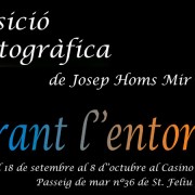 Exposició del fotògraf ganxó Josep Homs al Casino Guixolenc .