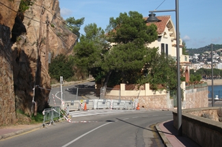 Inici imminent de l’obra per reparar el penya-segat de Sant Elm, a Sant Feliu