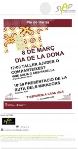 La “Ruta dels miradors” i el taller “Ajudes o comparteixes” aquest dijous a la Casa Irla