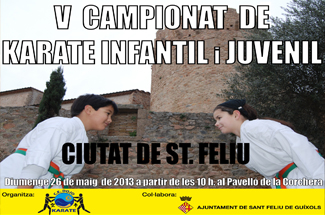 5è Campionat de Karate infantil i juvenil Ciutat de Sant Feliu