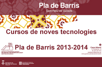 El Pla de Barris organitza cursos de noves tecnologies