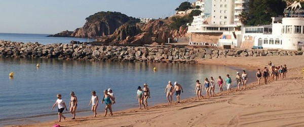 Gimnàstica suau i gratuïta a la platja de SFG Gimnàstica suau i gratuïta a la platja de SFG