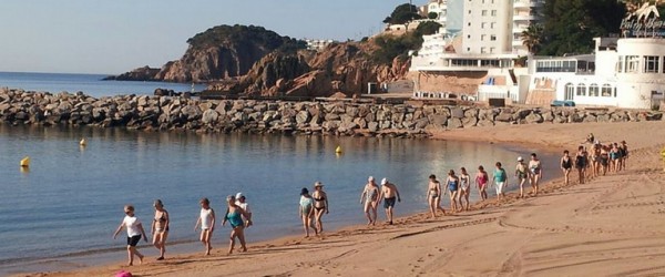 Gimnàstica suau i gratuïta a la platja de SFG