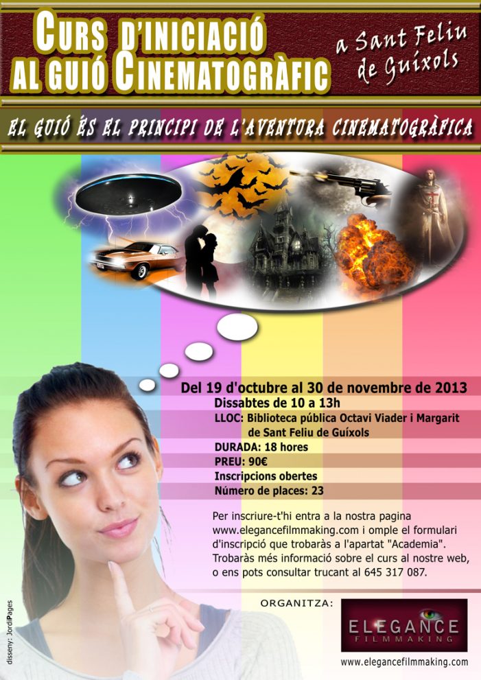 Curs De Guió Cinematogràfic  ELEGANCE FILMMAKING