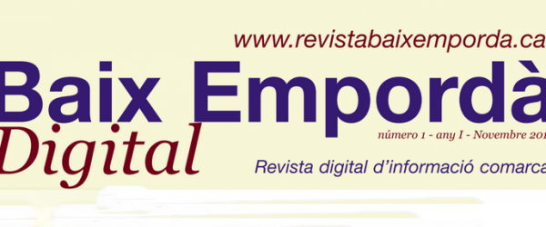 NEIX EL “BAIX EMPORDÀ DIGITAL” NEIX EL “BAIX EMPORDÀ DIGITAL”