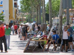 FIRA DE “PINTURA, VINS I FORMATGES” A S’AGARÓ 