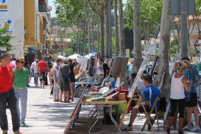 FIRA DE “PINTURA, VINS I FORMATGES” A S’AGARÓ