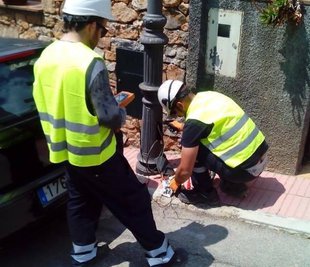 Ja treballa la nova empresa d’enllumenat