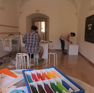 Últims preparatius de la mostra Thyssen