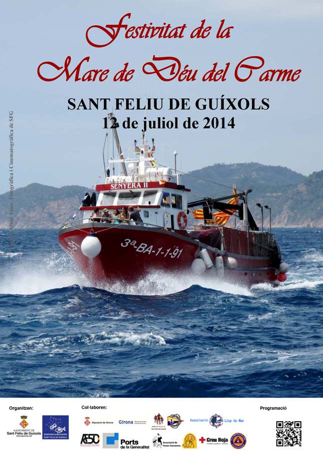 Aquest diisabte 12 de juliol Sant Feliu celebra la Festivitat de la Mare de Déu del Carme