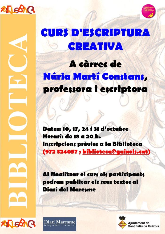 Curs d’escriptura a la Biblioteca