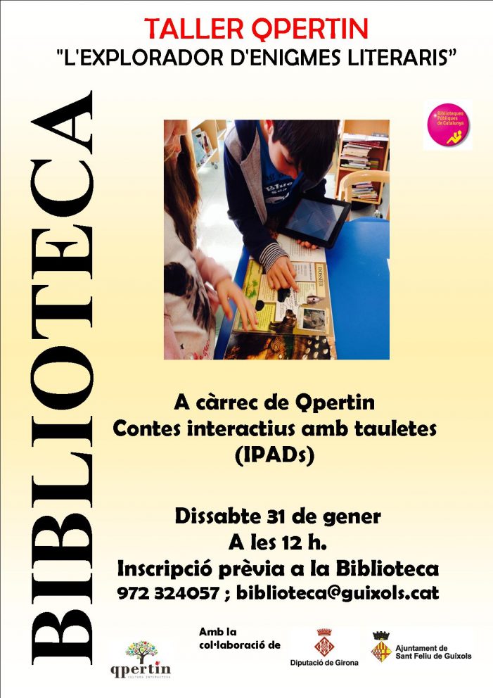 Taller amb IPADS sobre els enigmes literaris