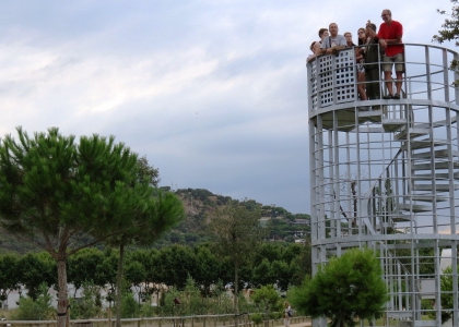 Torre d’observació d’aus al Parc dels Estanys