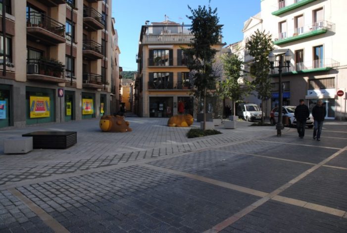 Ja s’han eliminat els contenidors soterrats de la placeta de Sant Joan