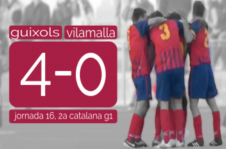 Tornada plàcida (AD Guíxols 4 – Vilamalla 0)