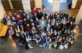 Alumnes holandesos fan una estada a Sant Feliu de Guíxols