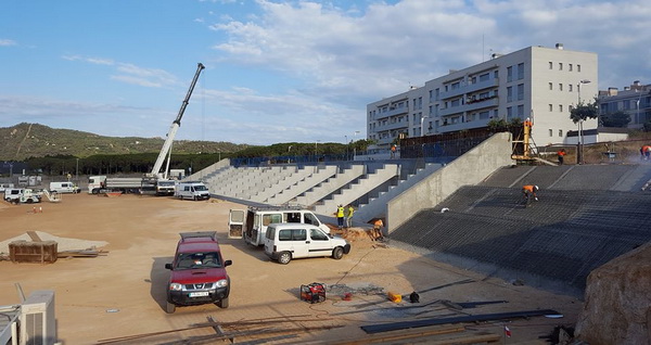 EL NOU GUÍXOLS ARENA VA PRENENT FORMA