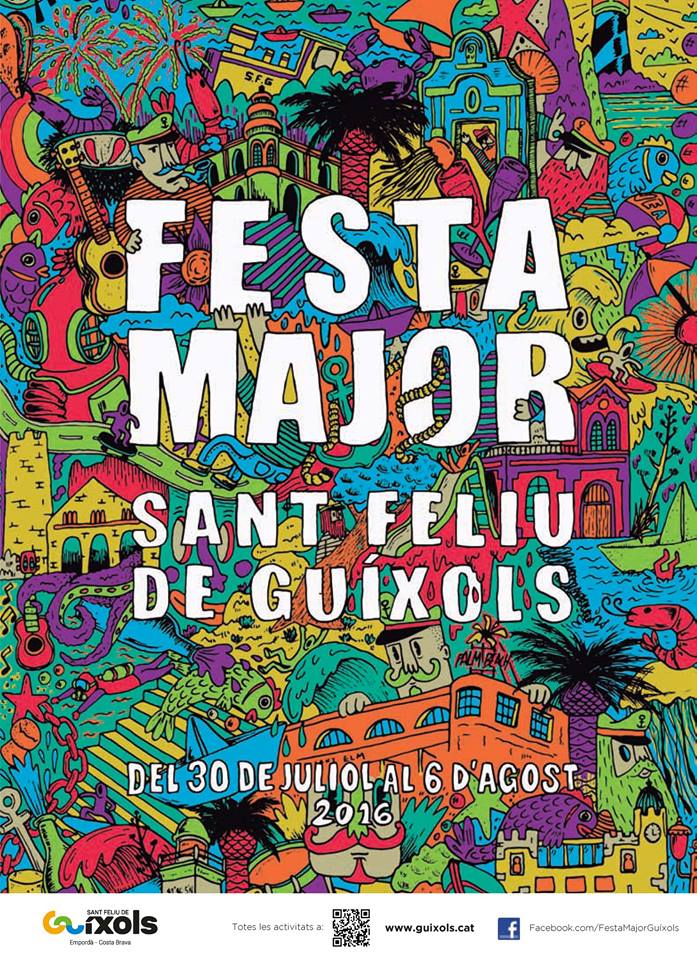 Programa de la Festa Major de Sant Feliu de Guíxols 2016