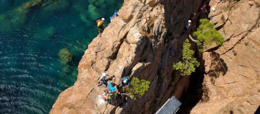 Rescaten amb helicòpter un home que s’ha marejat fent la via ferrada de Sant Feliu