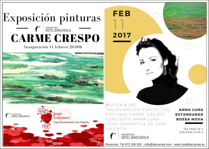 Exposició de Pintures Carme Crespo i concert d’Anna Luna