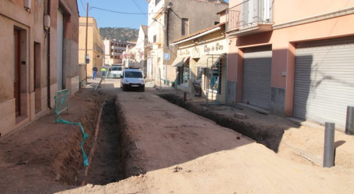 Comencen a excavar el nou dipòsit a la riera de Sant Amanç guixolenca