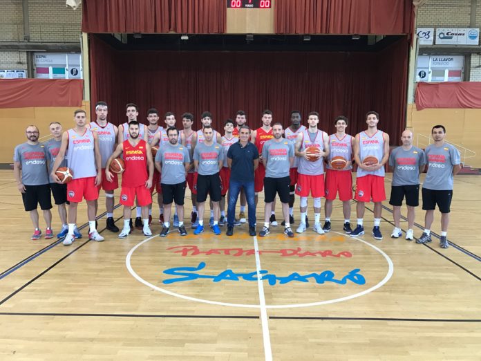 La selecció de bàsquet Sots 20 fa una estada a Platja d’Aro