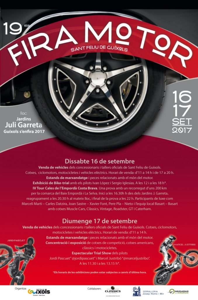 Cap de setmana amb activitats i fira del motor