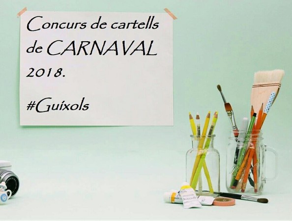 Nou concurs per al disseny del cartell del Carnaval 2018