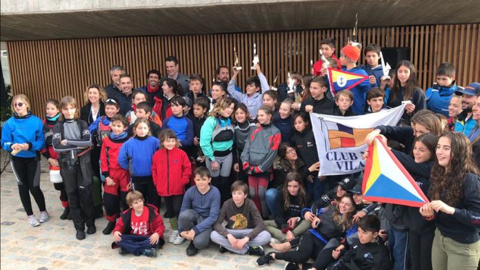 153 embarcacions participen en la categoria d’Optimist a la Guíxols Cup