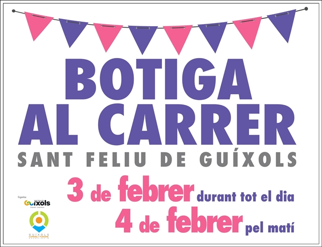 Botiga al carrer hivern 2018 a Sant Feliu de Guíxols