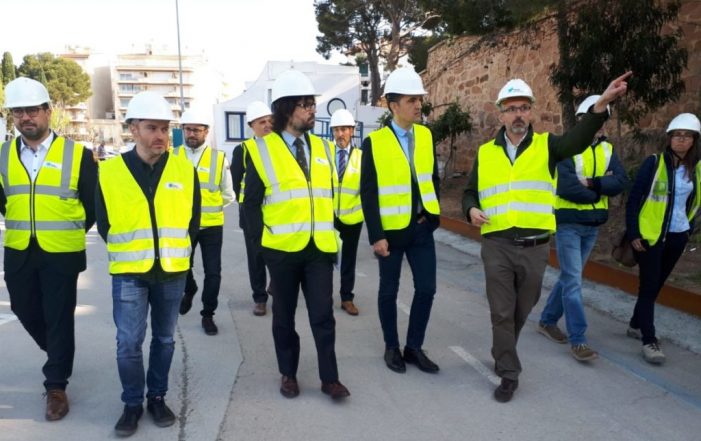 Visita d’obres dels representants de la Generalitat al Fortí