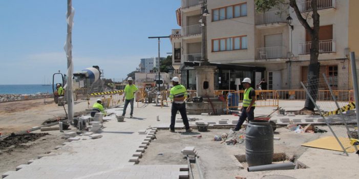 Final d’obres a Rius i Calvet de Sant Feliu, aquest divendres