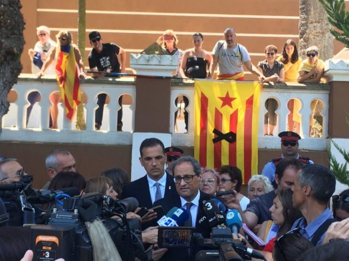 El MH President de la Generalitat, Quim Torra, va visitar Sant Feliu