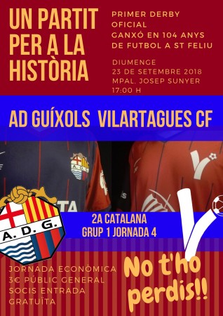 Primer derby de futbol ganxó en 104 anys d’història!!!