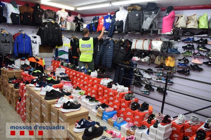 Cop policial contra les falsificacions de roba a la demarcació de Girona