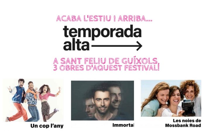 TEMPORADA ALTA 2018 a Sant Feliu de Guíxols