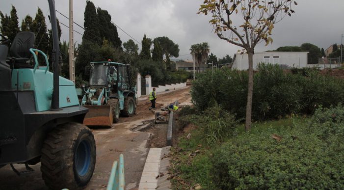 Comença la reforma a l’avinguda Església de Santa Cristina