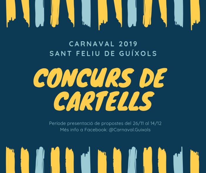 Concurs cartells Carnaval 2019