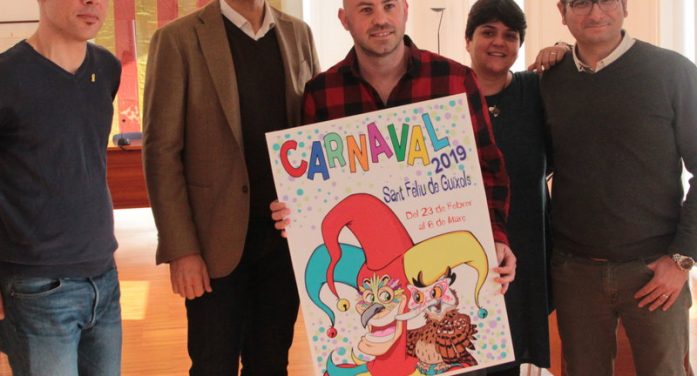 Cartell del carnaval, a Sant Feliu, per anar escalfant l’ambient Cartell del carnaval, a Sant Feliu, per anar escalfant l’ambient