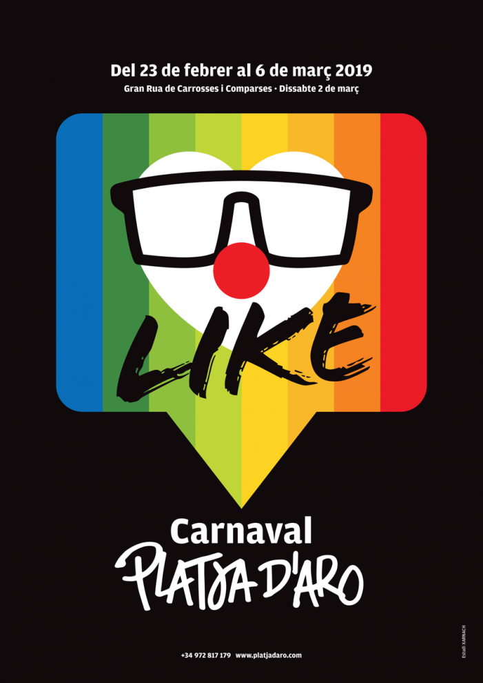 INSCRIPCIONS A LA GRAN RUA DE CARROSSES I COMPARSES DEL CARNAVAL DE PLATJA D’ARO 2019 A PARTIR DEL PROPER DIMARTS 5 DE FEBRER