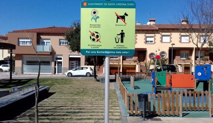 Campanya a favor del compliment de la normativa d’animals de companyia a Santa Cristina