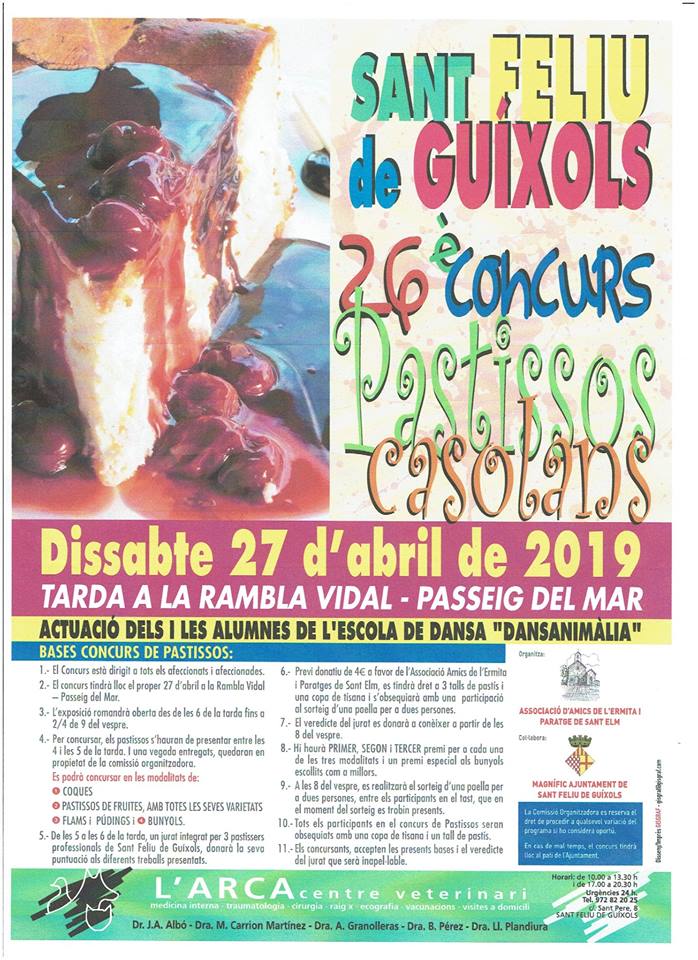 26è Concurs de Pastissos Casolans a Sant Feliu de Guíxols