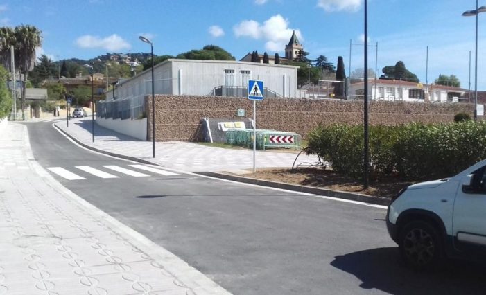 Enllestida la reforma de l’avinguda de l’Església de Santa Cristina d’Aro