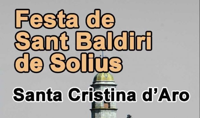 Solius celebra aquest diumenge la seva festa major, dedicada a Sant Baldiri