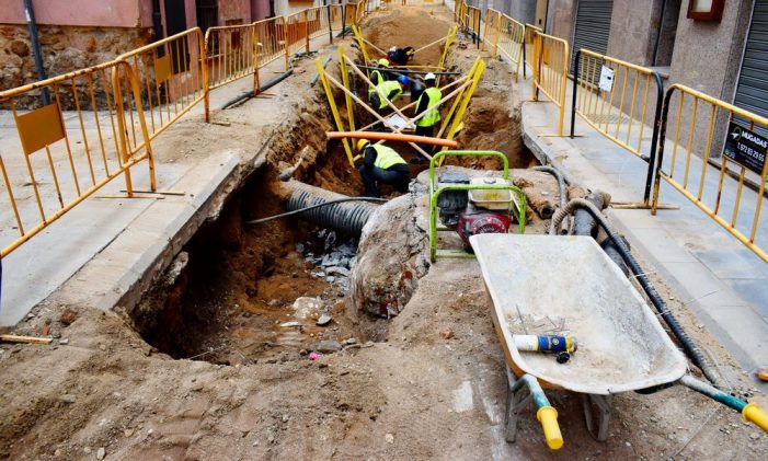 Les obres del carrer Girona segueixen a bon ritme