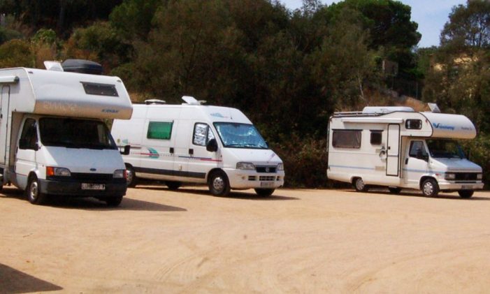 Es tanquen les tres àrees d’autocaravanes de Sant Feliu de Guíxols