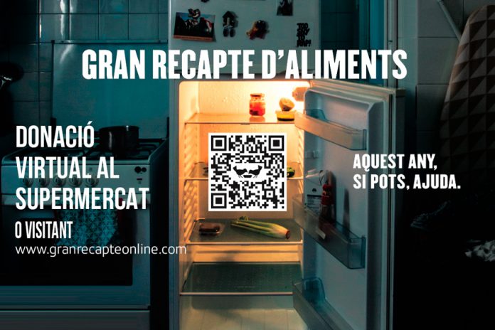 El Gran Recapte d’Aliments 2020 serà virtual