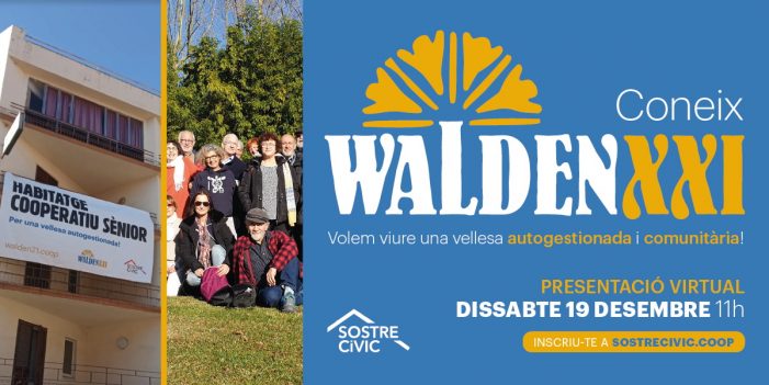 Sessió informativa online del projecte de cohabitatge sènior Walden XXI de Sant Feliu de Guíxols